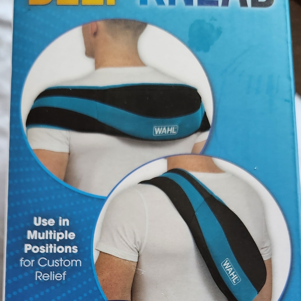 Wahl Deep Knead Heated Massage Wrap Pain Relief Therapy Model 4270